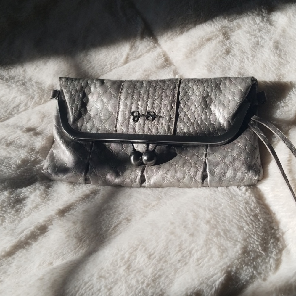Jessica Simpson fold over clutch